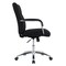 Global Industrial High Back Fabric Task Chair, Black, Fixed Arms, High Back 695622BK - alternate 2